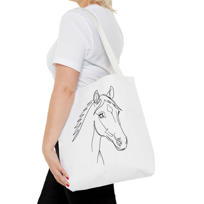 Horse Portrait Sketch - Tote Bag