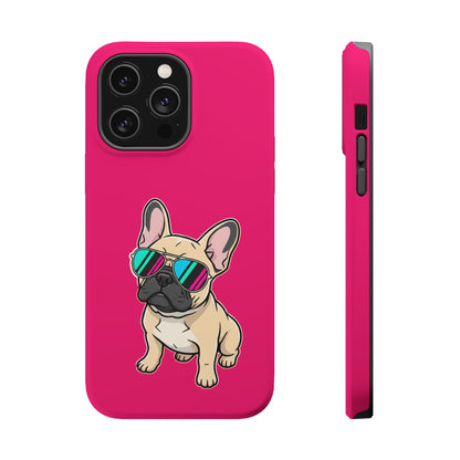French Bulldog with Sunglasses - Magnetic Phone Case