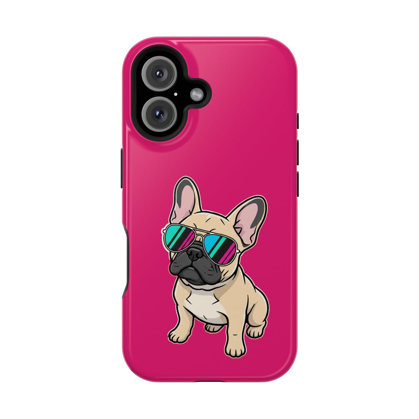 French Bulldog with Sunglasses - Magnetic Phone Case