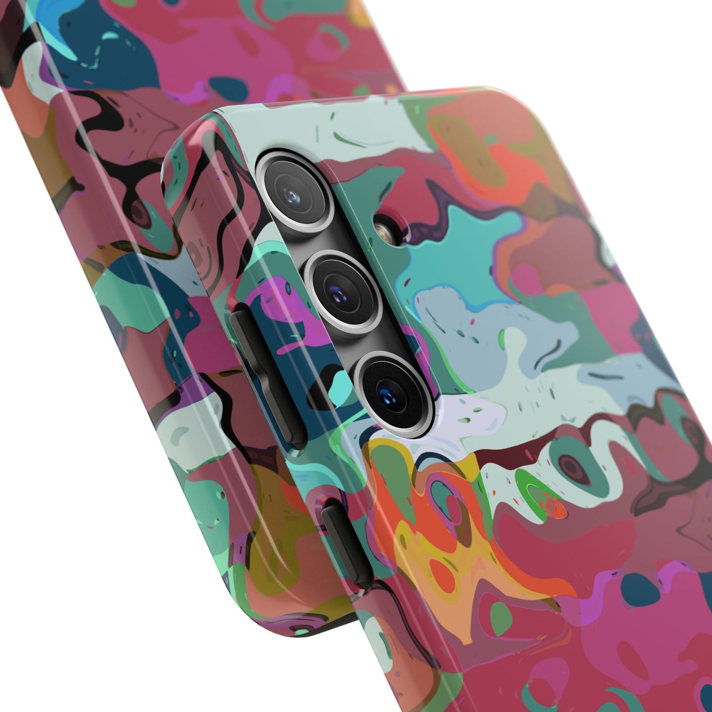 Colorful Abstract Marble - Phone Case