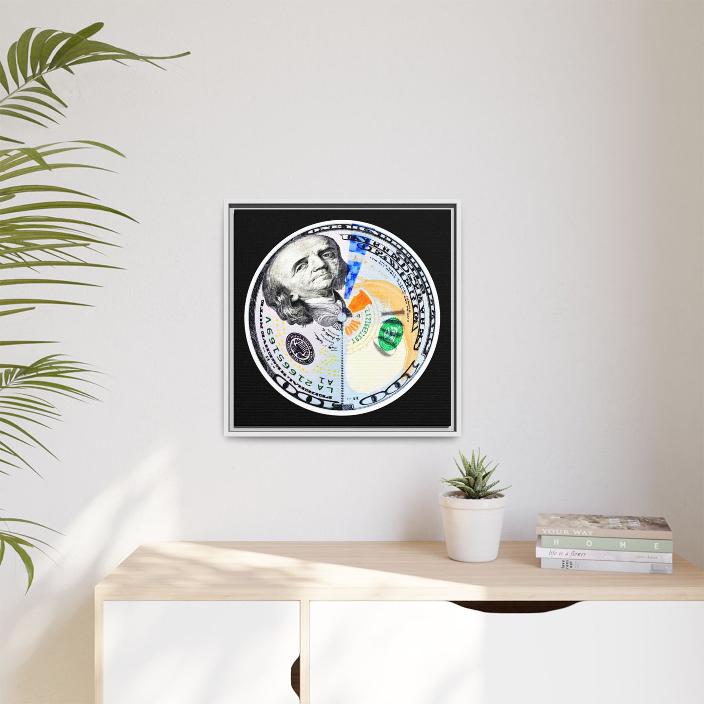 THE MOONEY - Framed Canvas