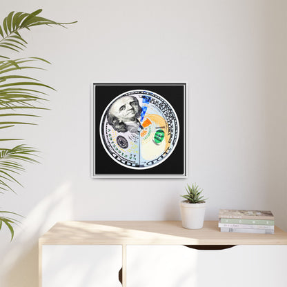 THE MOONEY - Framed Canvas