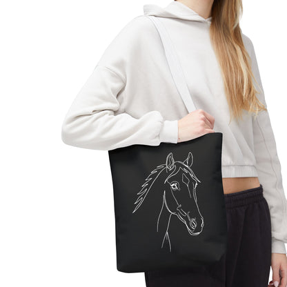 Horse Portrait Sketch - Tote Bag