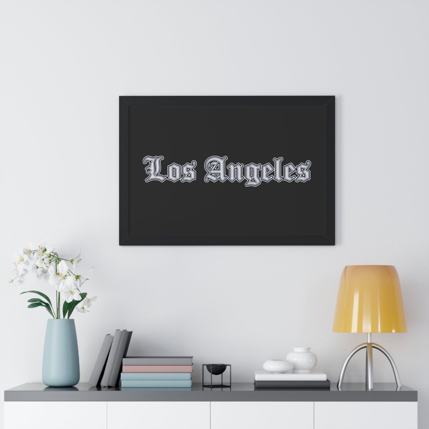 Los Angeles - Silver Edition - Framed Poster