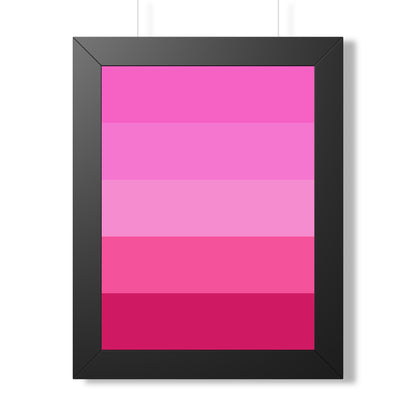 Valentine Rose Colors - Framed Poster