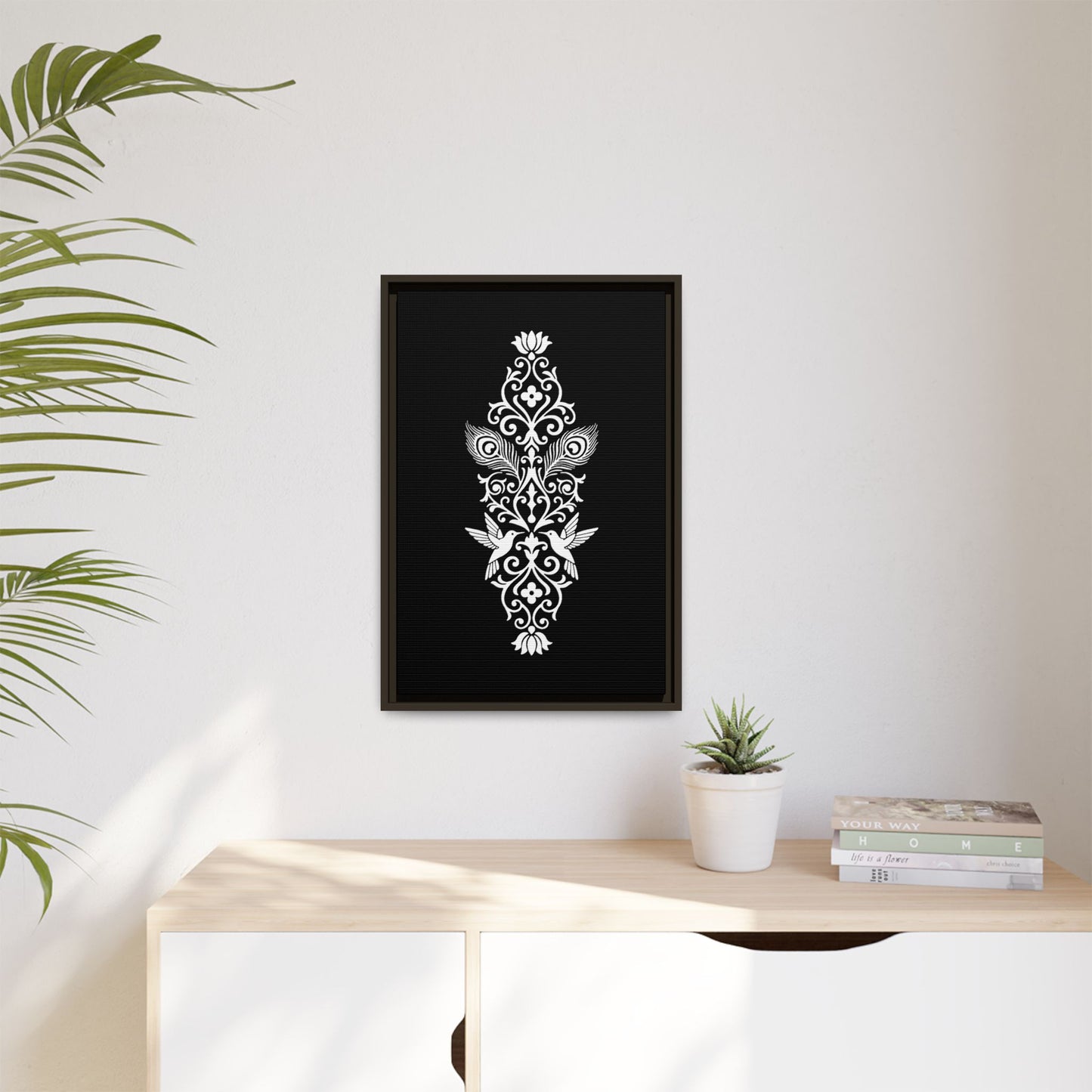 Hummingbird Soulmates - Framed Canvas