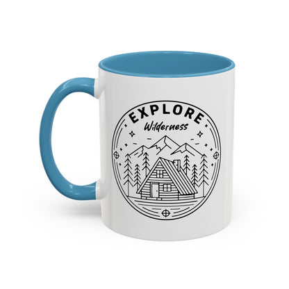 Explore Wilderness - Color Accent Mug