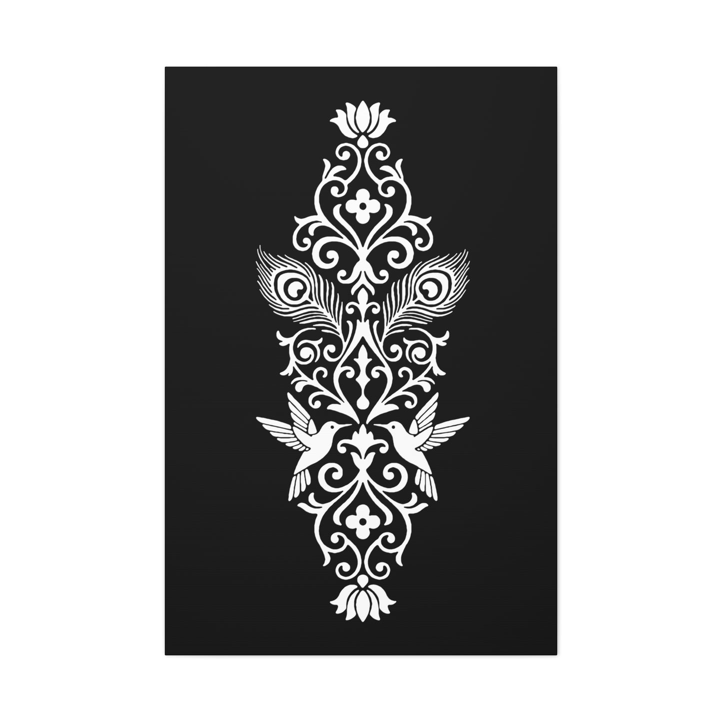 Hummingbird Soulmates - Stretched Canvas