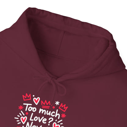 Too Much Love? Never Enough - Hoodie