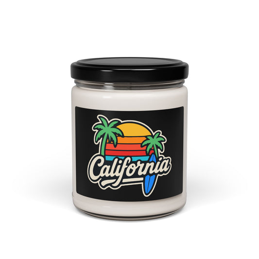 California Dreamin' Scented Soy Candle, Aromatherapy, Relaxation, Gifts for Him/Her, Home Decor, Beach Vibes, Summer