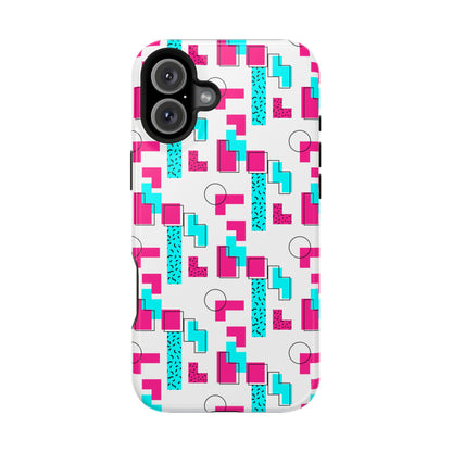 Retro Geometric Vibes - Magnetic Phone Case
