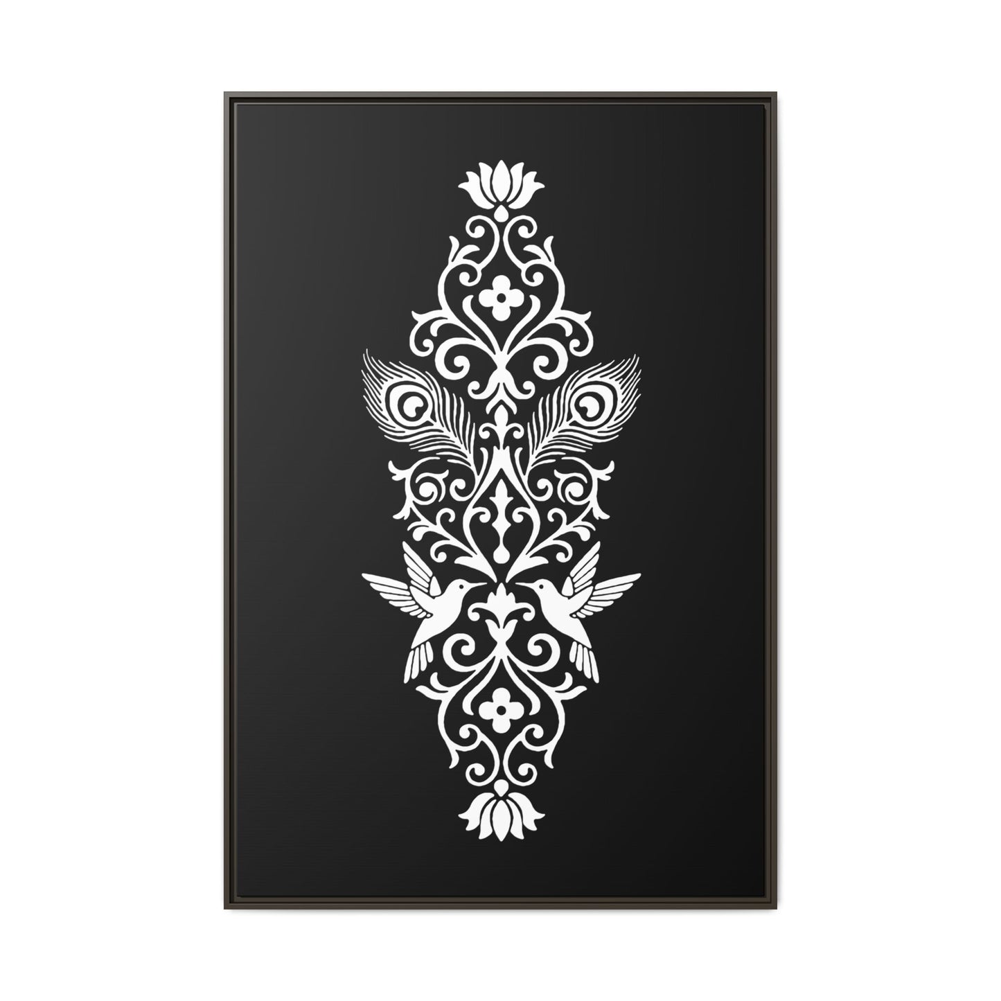 Hummingbird Soulmates - Framed Canvas