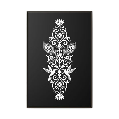Hummingbird Soulmates - Framed Canvas