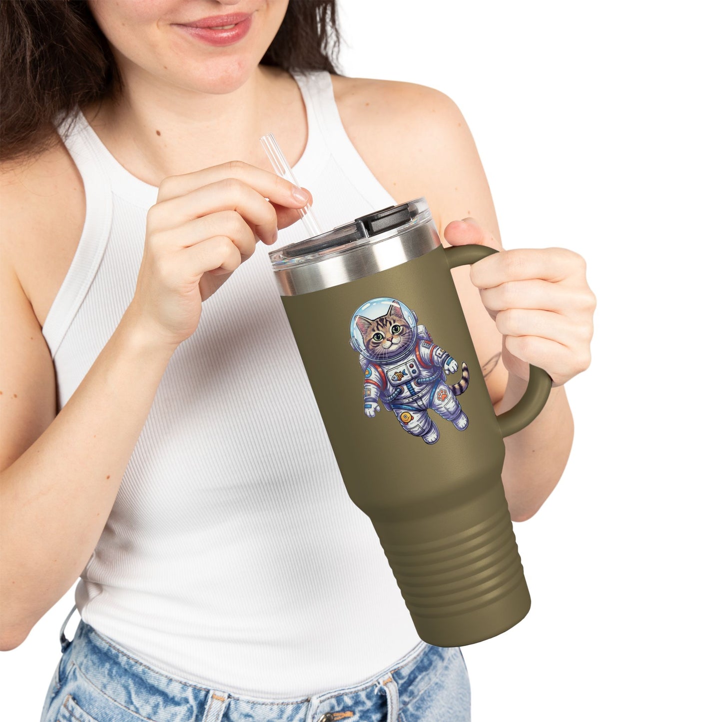Astronaut Cat - Insulated Mug
