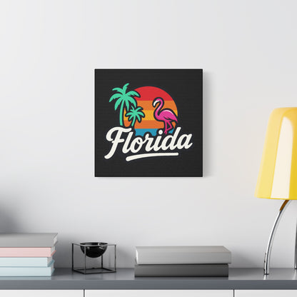 Florida Sunset Palm - Canvas
