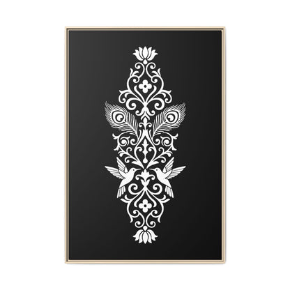 Hummingbird Soulmates - Framed Canvas