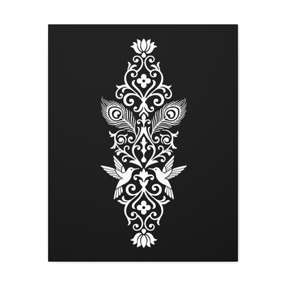 Hummingbird Soulmates - Stretched Canvas