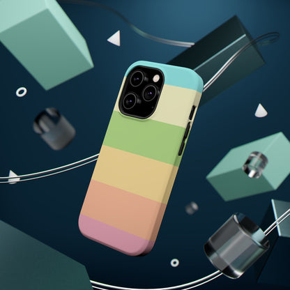 Pastel Stripes - Magnetic Phone Cover