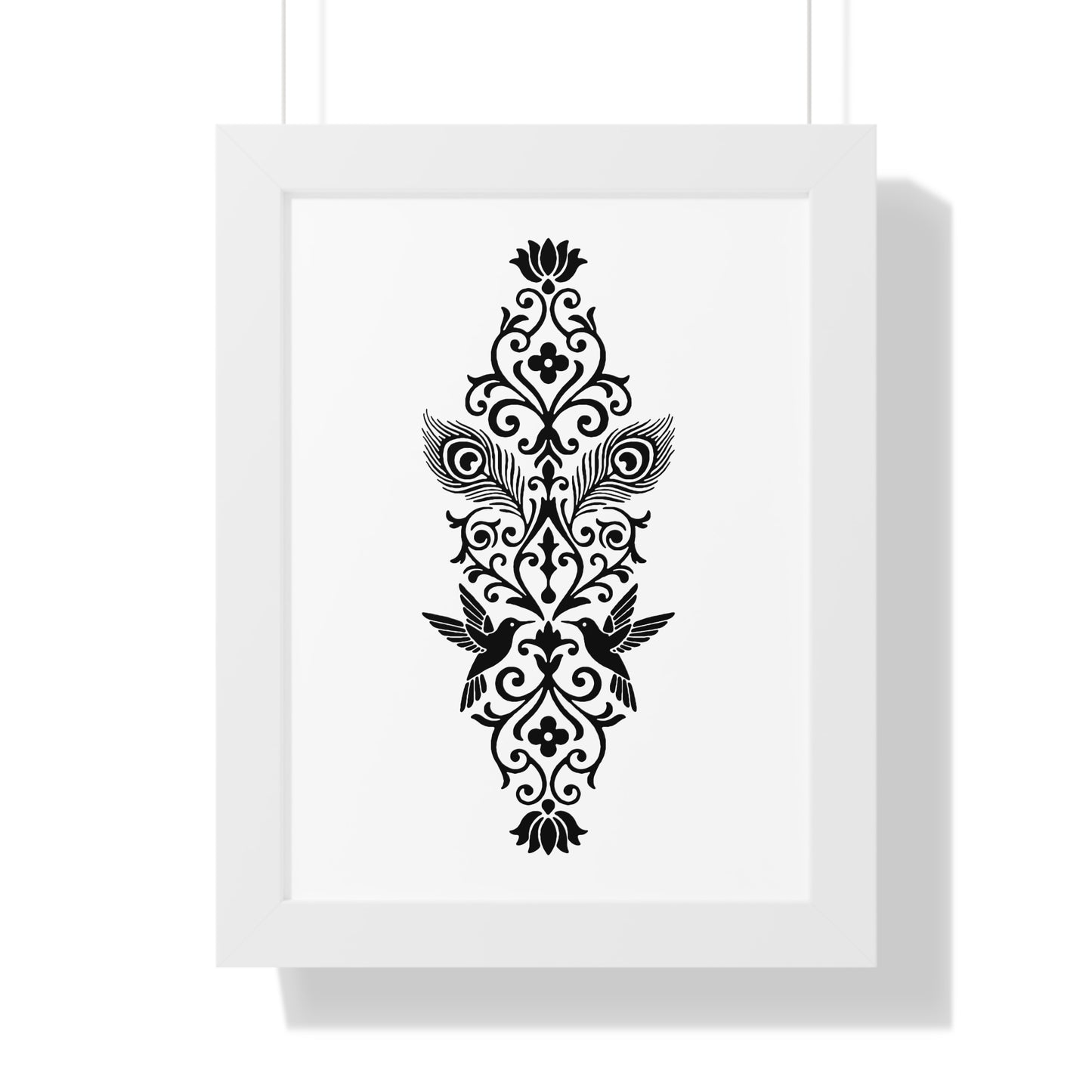 Hummingbird Soulmates - Framed Poster