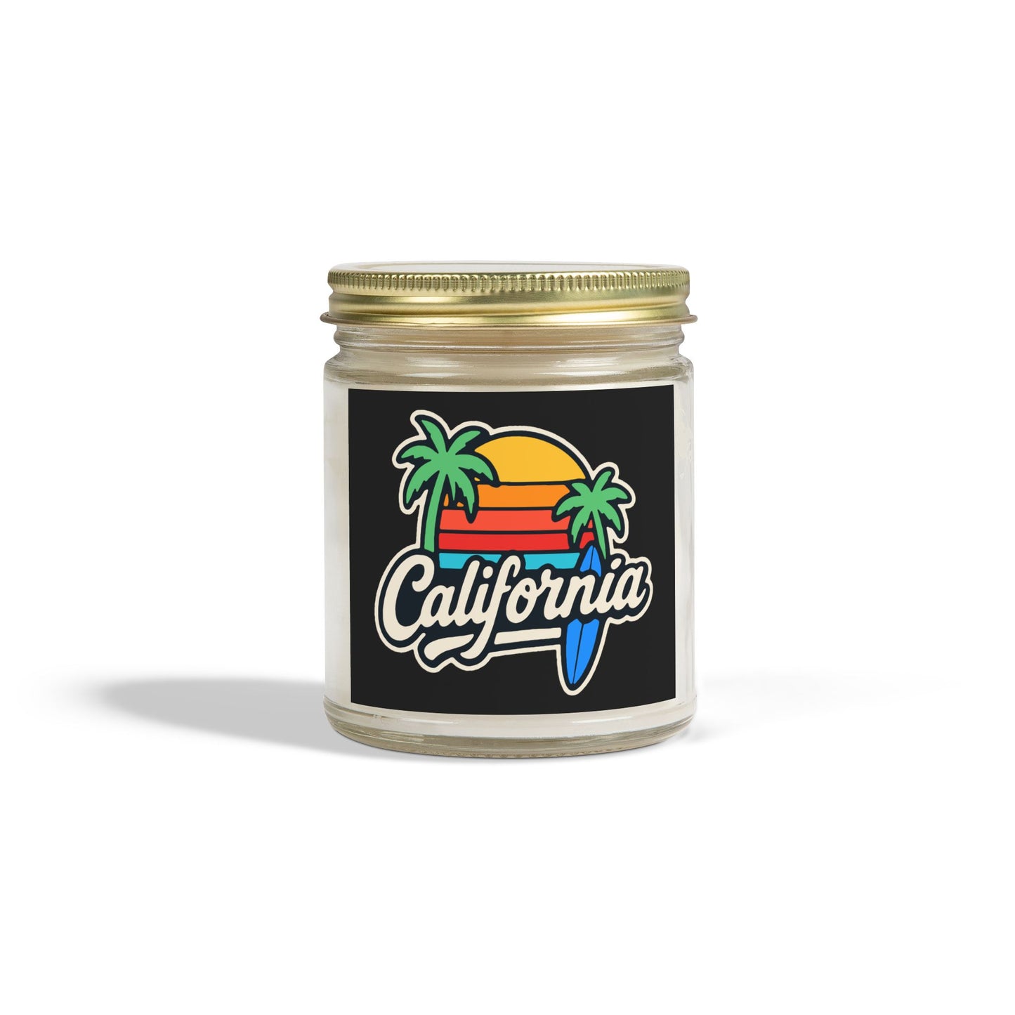 California Scented Candle, Tropical Home Decor, Relaxation Gift, Aromatherapy Candle, Beach Vibes, Cozy Living, Gift for Her