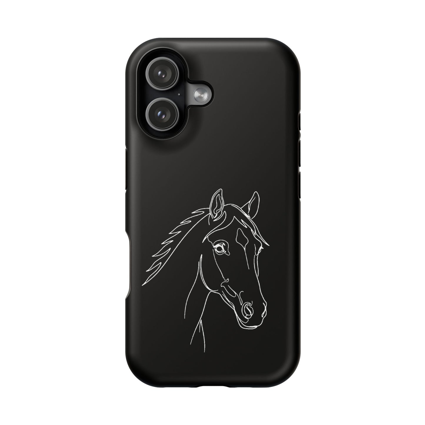 Horse Portrait Sketch - Magnetic Phone Case