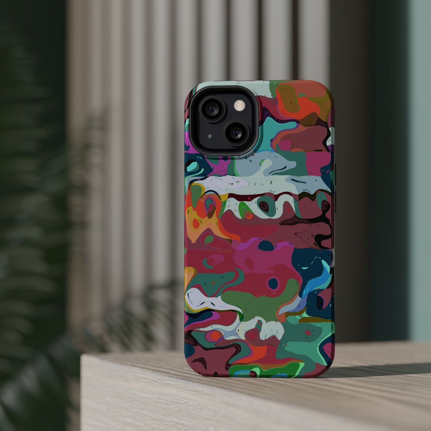 Colorful Abstract Marble - Magnetic Phone Case