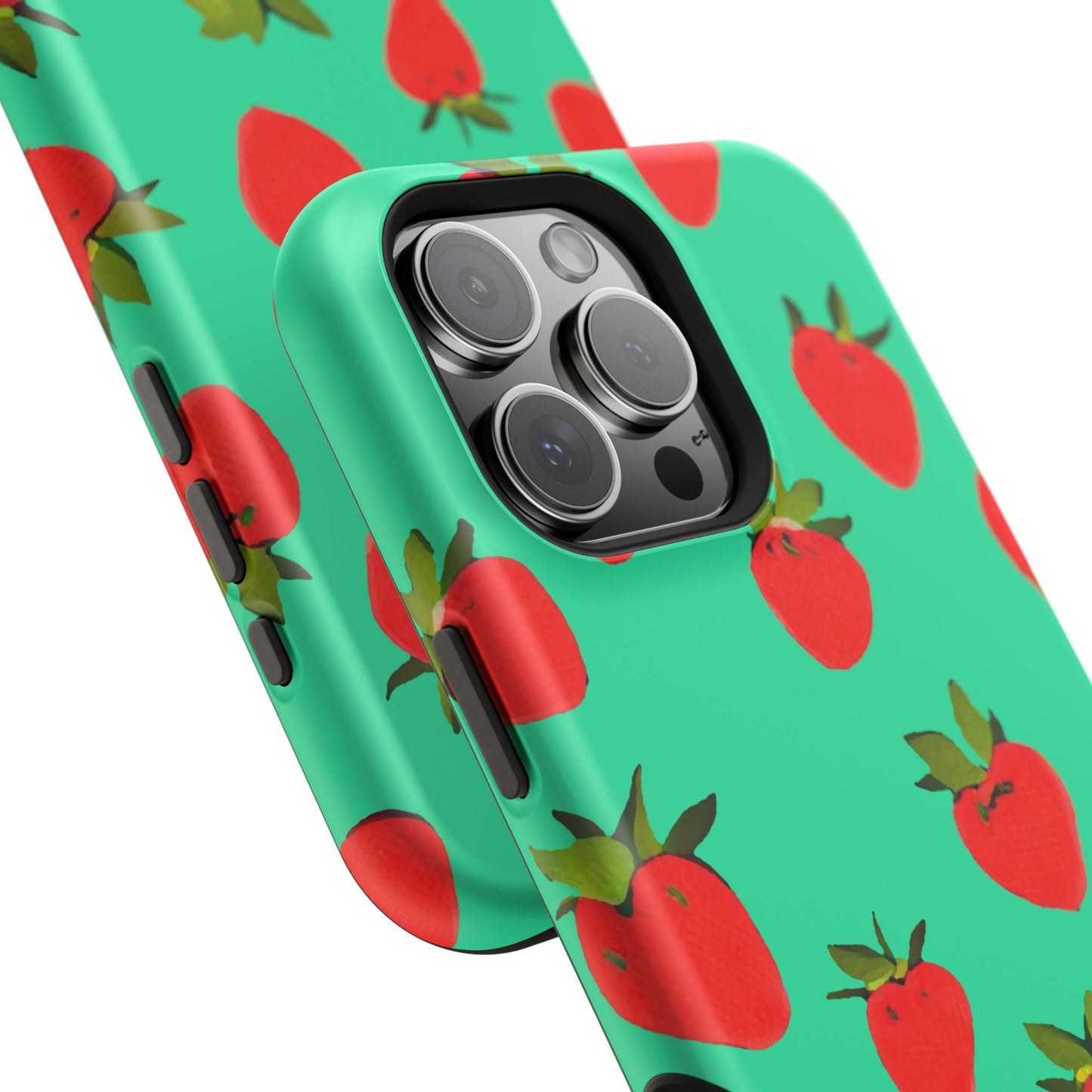 Strawberry Pattern - Magnetic Phone Case