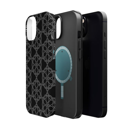 Geometric Sacred Flower - Magnetic Phone Case