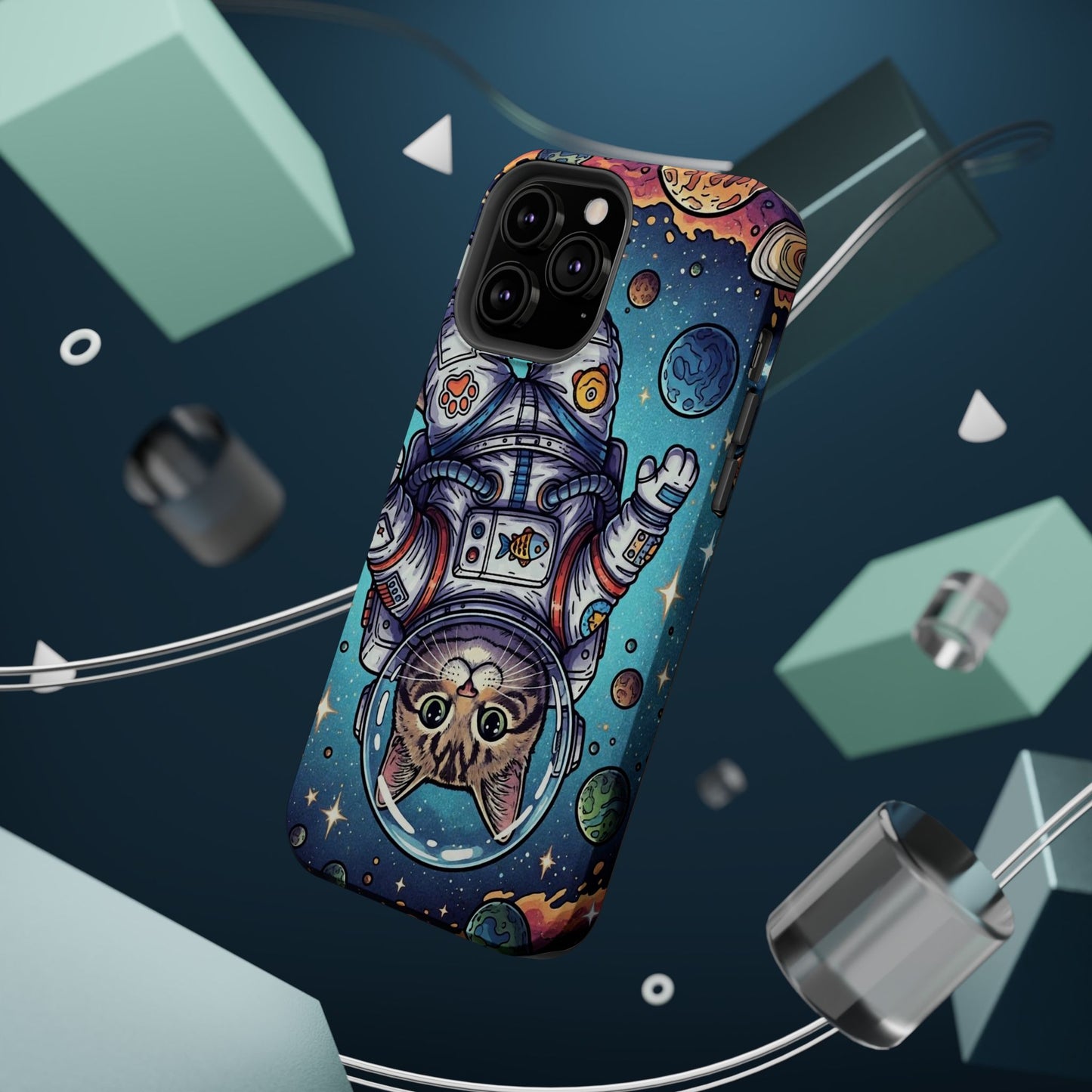Astronaut Cat - Magnetic Phone Case