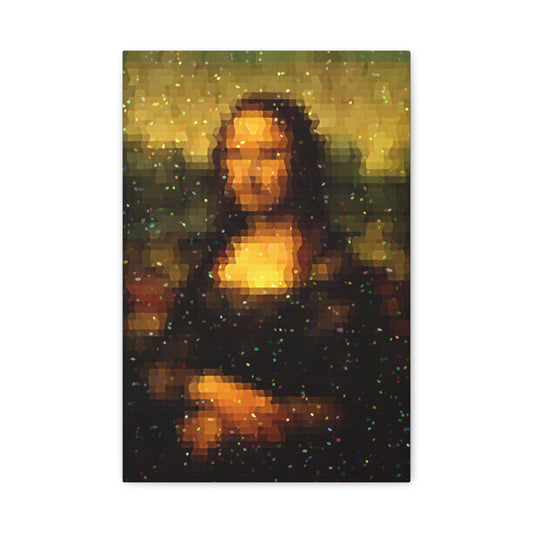 Pixel Muse — Silent Smile - Canvas