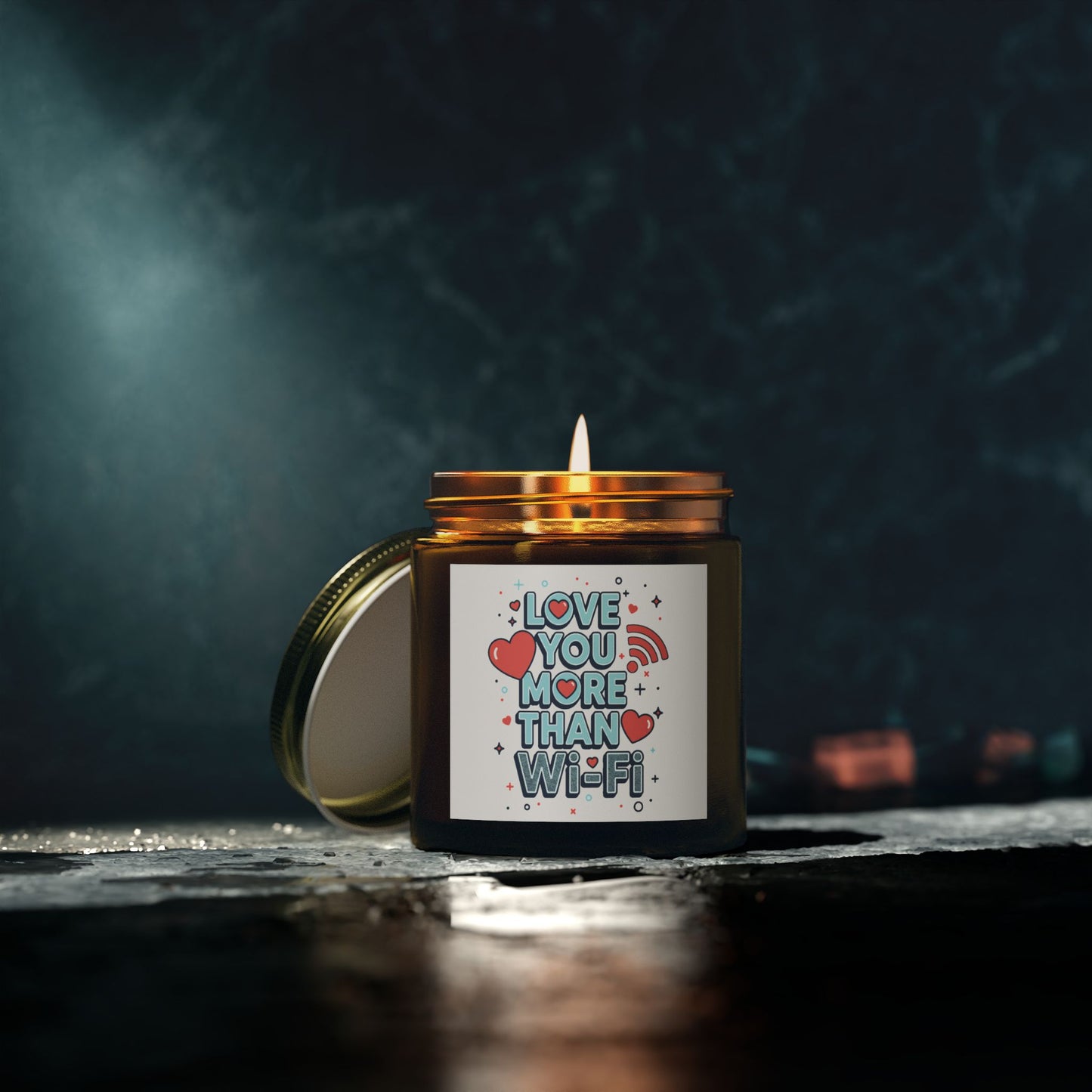 Love You More Than Wi‑Fi - Scented Candle