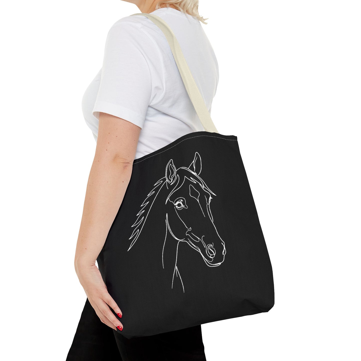 Horse Portrait Sketch - Tote Bag
