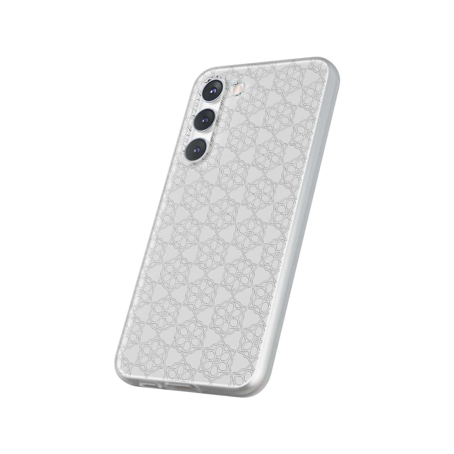 Elegant Geometric Phone Case, Stylish Flexi Case for Everyday Use, Slim Fit, Gift Idea, Trendy Accessory, Minimalist Design