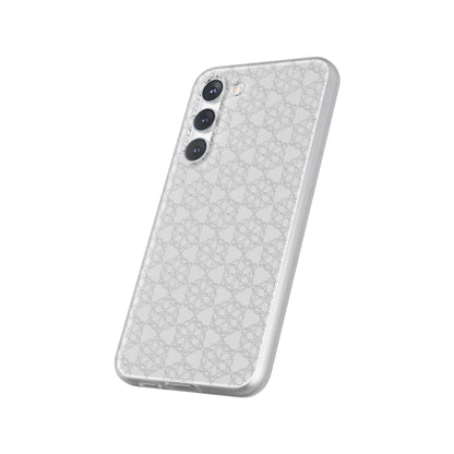 Elegant Geometric Phone Case, Stylish Flexi Case for Everyday Use, Slim Fit, Gift Idea, Trendy Accessory, Minimalist Design