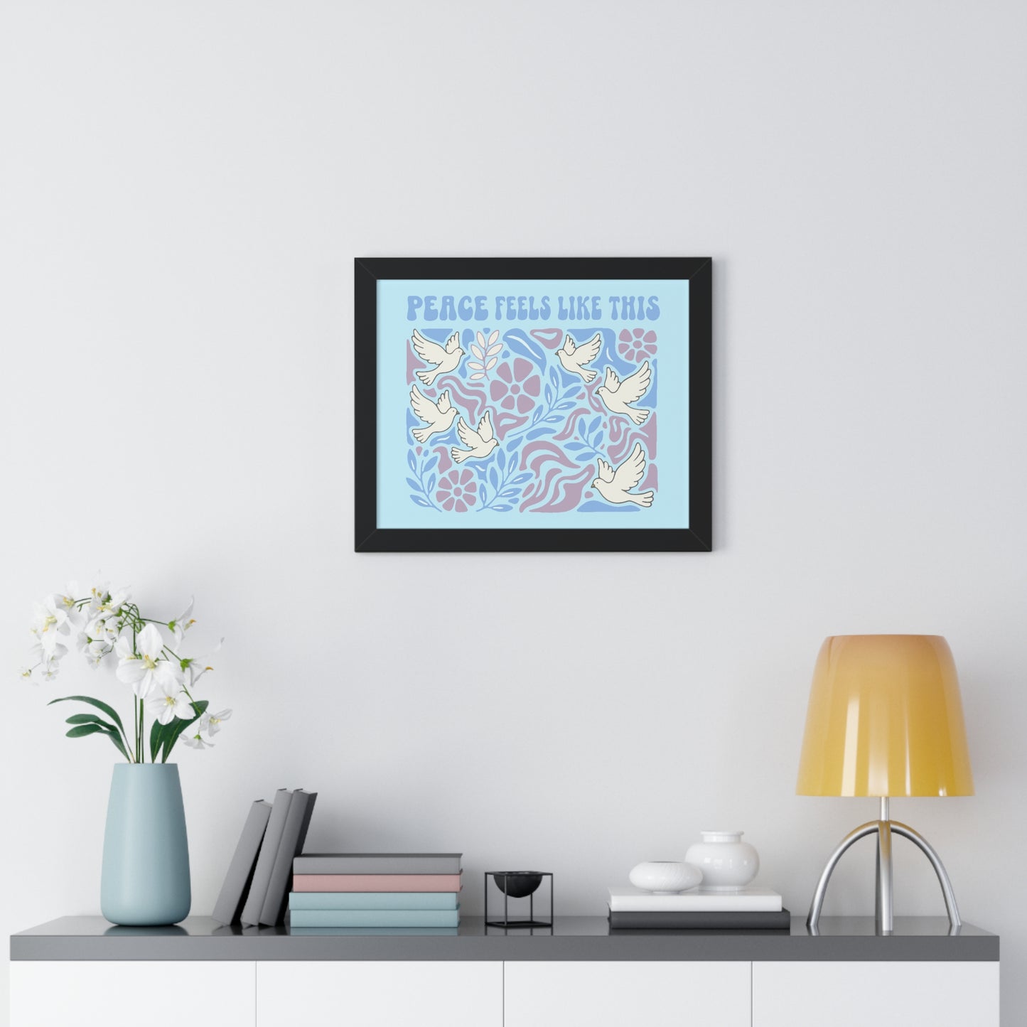 Peace Feels Like This - Framed Poster