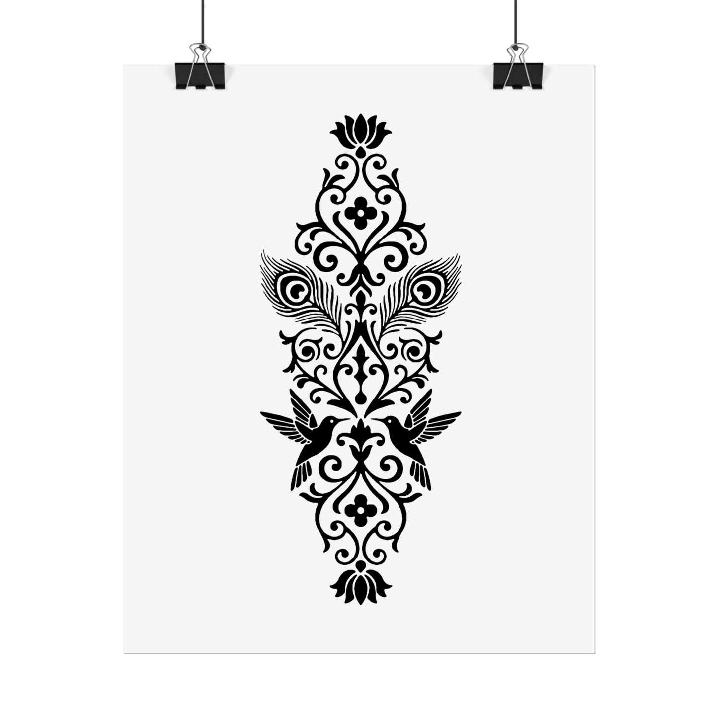 Hummingbird Soulmates - Rolled Poster