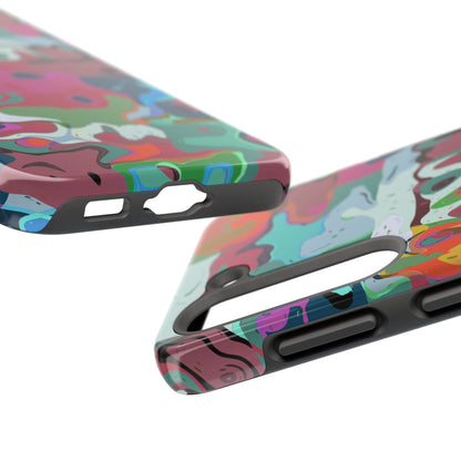 Colorful Abstract Marble - Phone Case