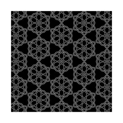 Geometric Sacred Flower - Poster