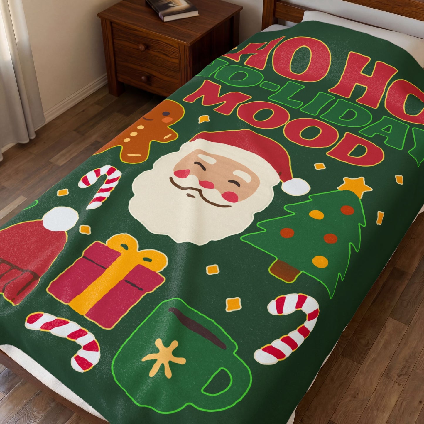 Ho Ho Ho-liday Mood - Plush Blanket