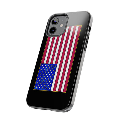 New Glory American Flag (Gold Edge Edition) - Phone Case