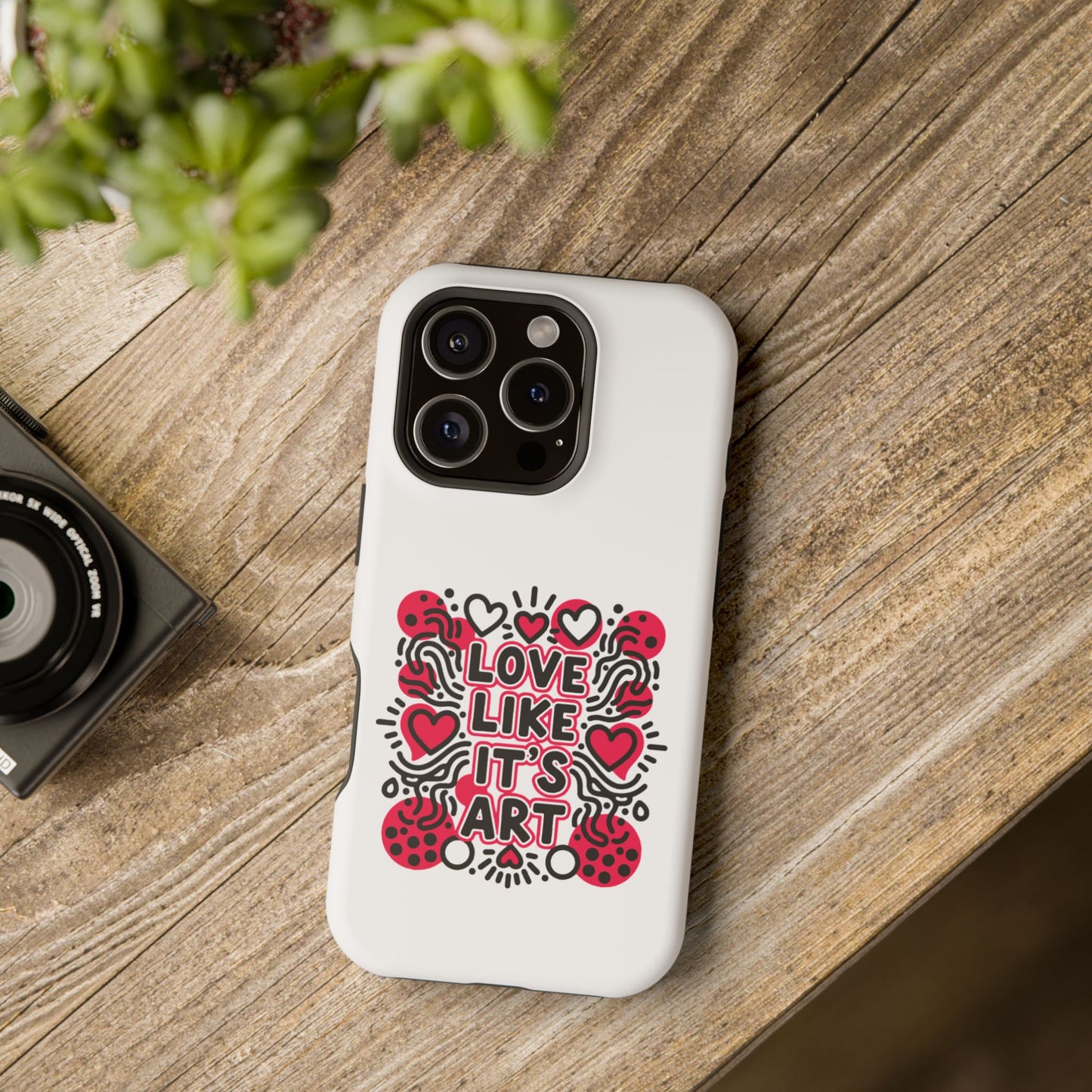 Love Like It's Art - Magnetic Phone Case