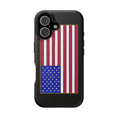 New Glory American Flag (Gold Edge Edition) - Magnetic Phone Case