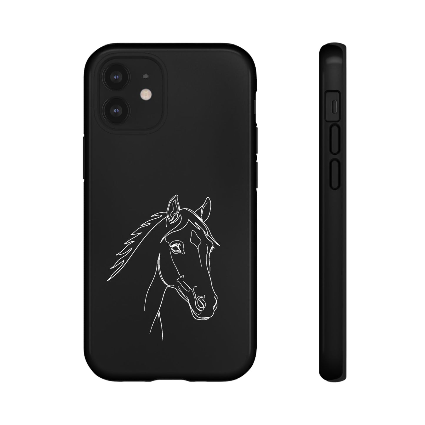 Horse Portrait Sketch - Tough Phone Case