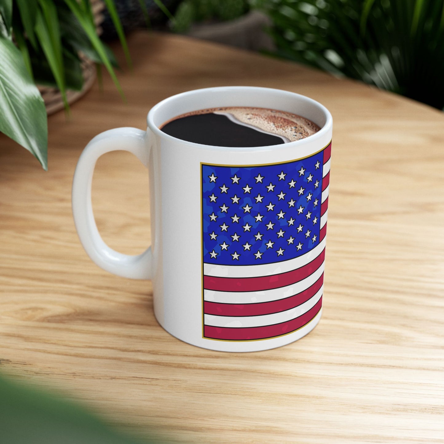 New Glory American Flag (Gold Edge Edition) - Mug