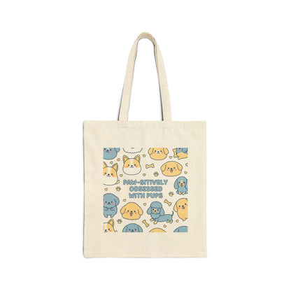 Paw-sitively Obsessed with Pups - Tote Bag
