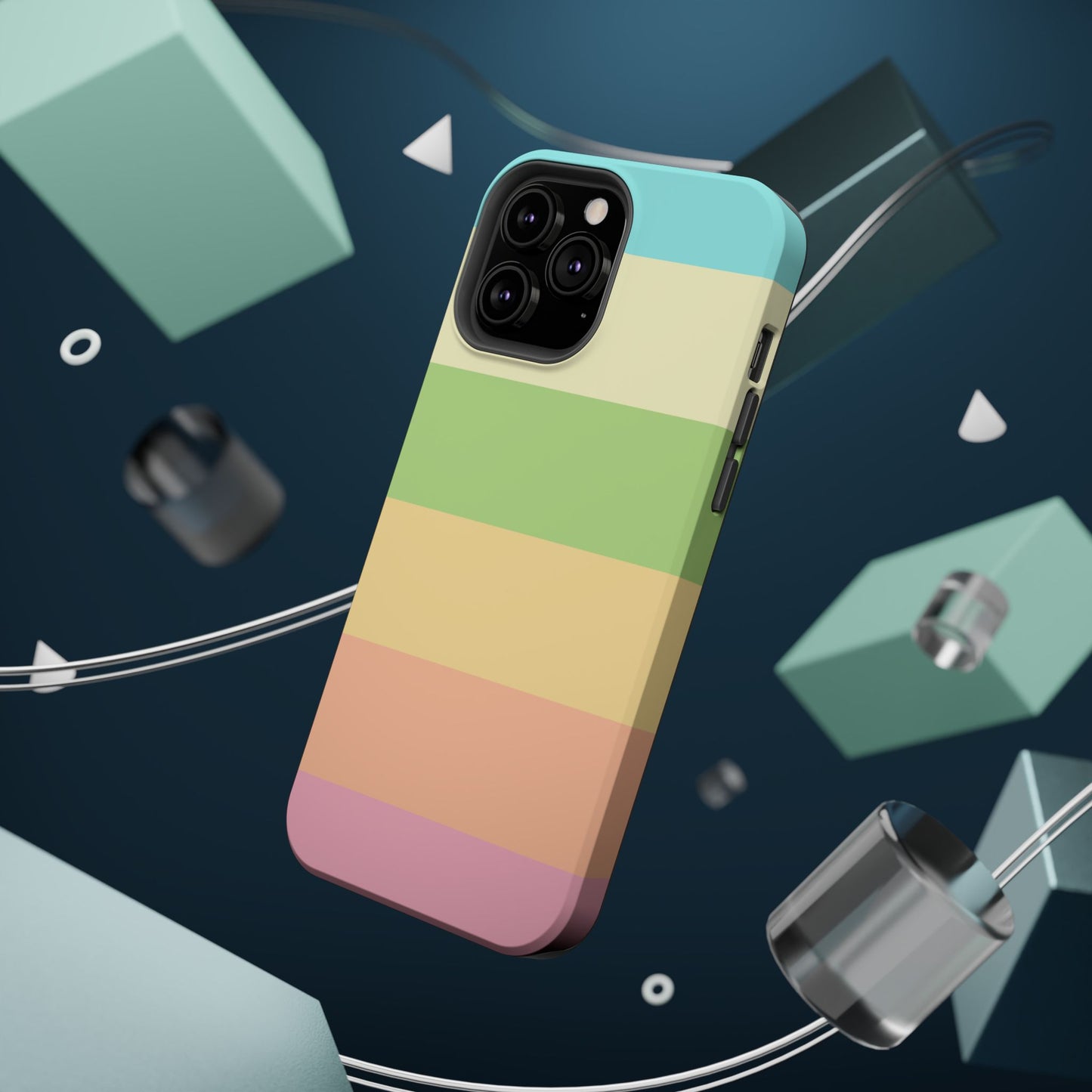 Pastel Stripes - Magnetic Phone Cover