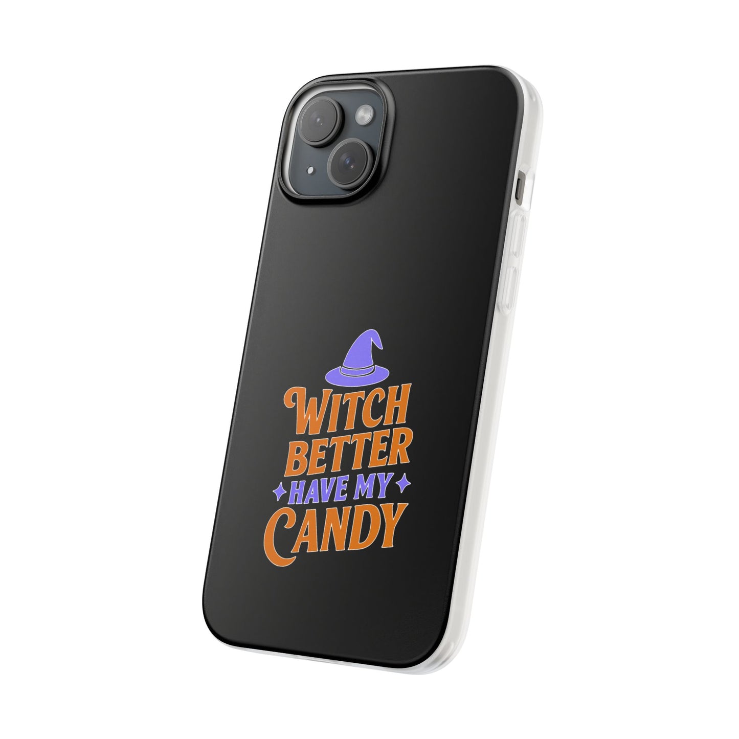Spooky Witch Flexi Case, Halloween Phone Cover, Witch Themed Phone Case, Cute Candy Case, Trick or Treat Gift, Holiday Accessory