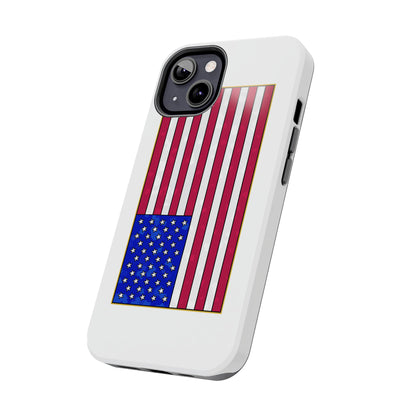 New Glory American Flag (Gold Edge Edition) - Phone Case