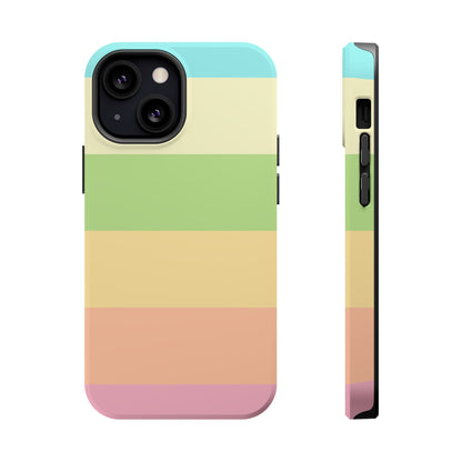 Pastel Stripes - Magnetic Phone Cover