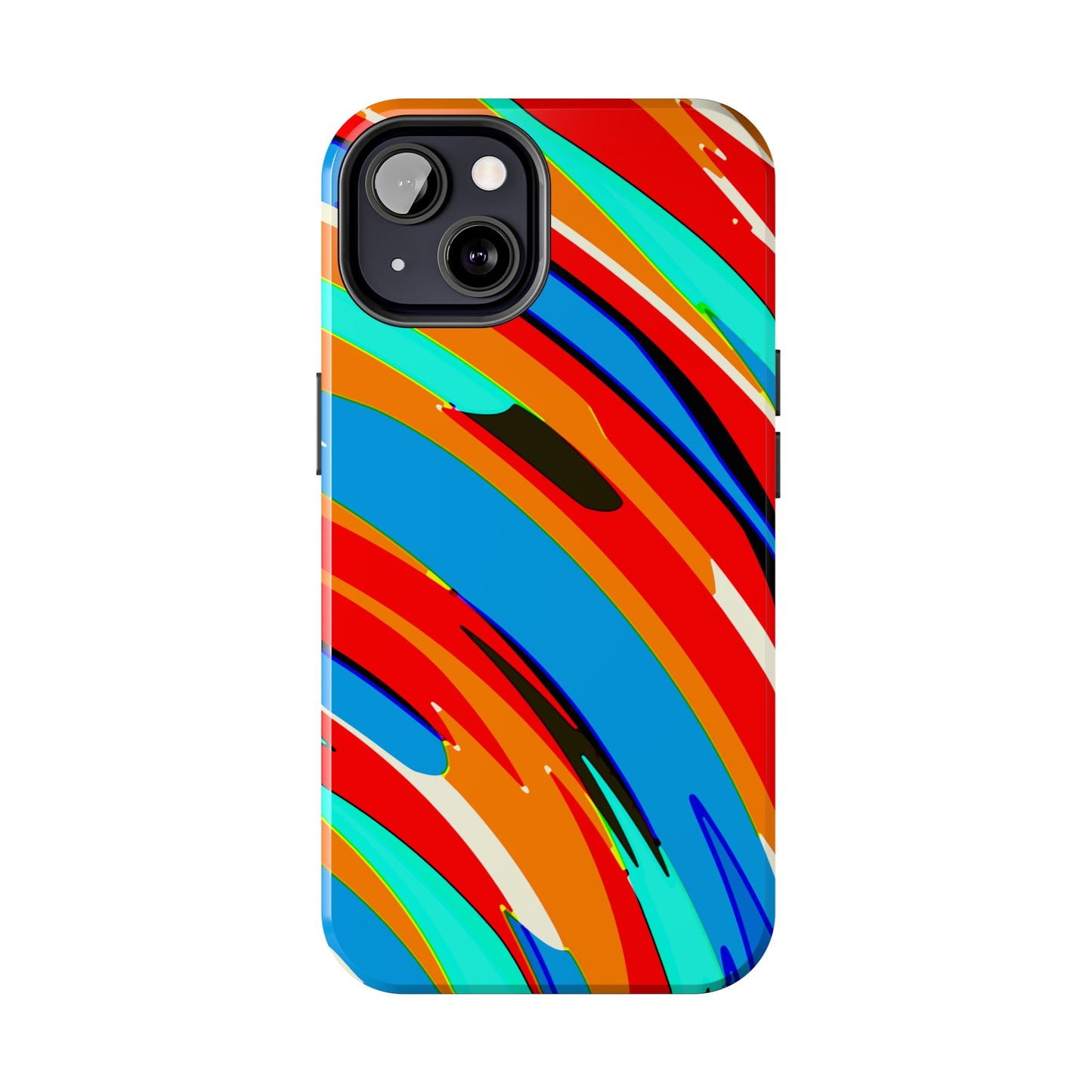 Abstract Rainbow Swirl Arc - Phone Case